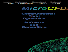 Tablet Screenshot of microcfd.com